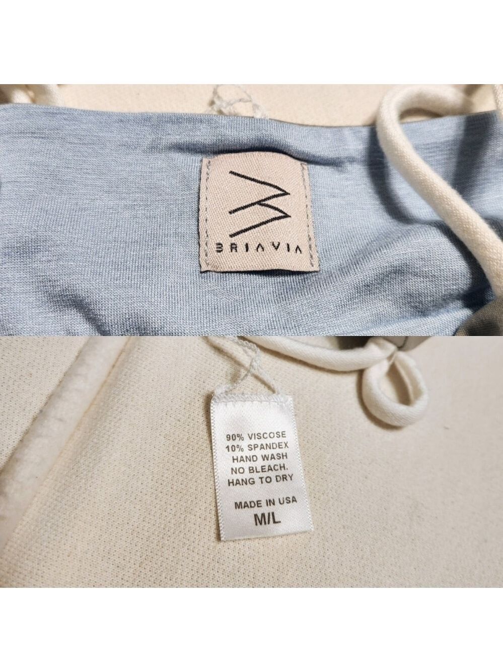 Briavia Reversible Strappy Bralette Top Green Blue M/L - Picture 9 of 10